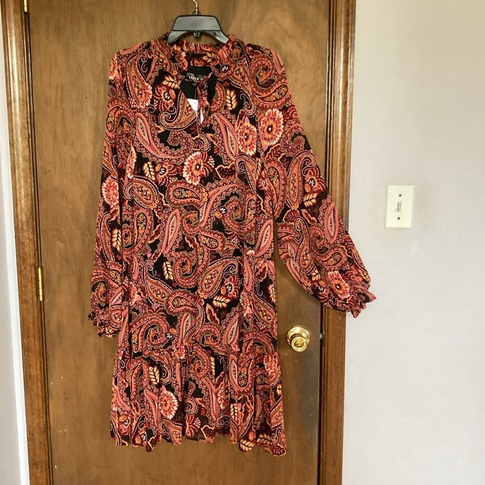 Relisted Harper 241 boho paisley floral print dress 20W - Picture 15 of 17